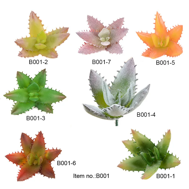 Алоэ мясистое растение имитация Цветочная головка маленькая композиция