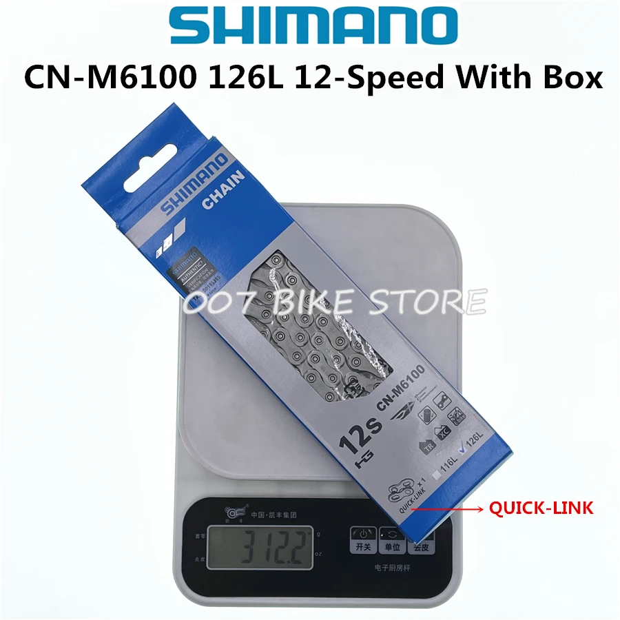 SHIMANO deoer CN M6100 цепи 12 Скорость горный велосипед инструмент для демонтажа