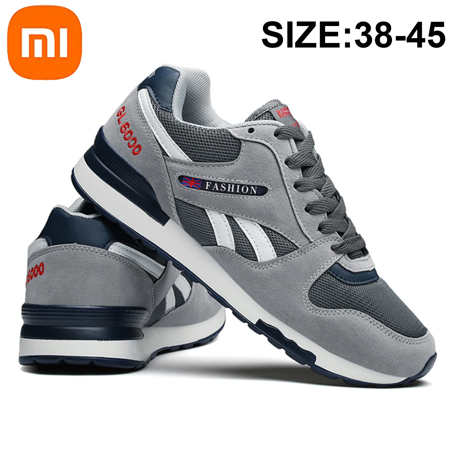 

Xiaomi Mijia Men Sport Shoes Retro Mesh Breathable Running Shoes Student Trend Travel Shoes for Men Sneakers Men's Casual Shoes