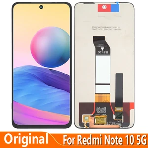 IPS For Xiaomi Redmi Note 10 5G M2103K19G LCD Dispaly Touch Digitizer
Screen Assembly For POCO M3 Pro M3Pro 5G M2103K19PG LCD