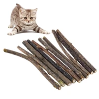 10pcs pure natural catnip pet cat molar toothpaste stick cat cleaning teeth portable puzzle game funny cat pet toy