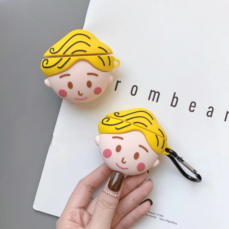 Для Apple Airpods 1/2 чехол защитный чехол милый Bluetooth чехол для наушников Модный мягкий силиконовый чехол s гарнитура Capa