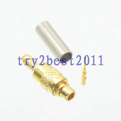 Стандартный/стандартный Штекерный разъем MMCX RG178 RG196 RF коаксиальный прямой