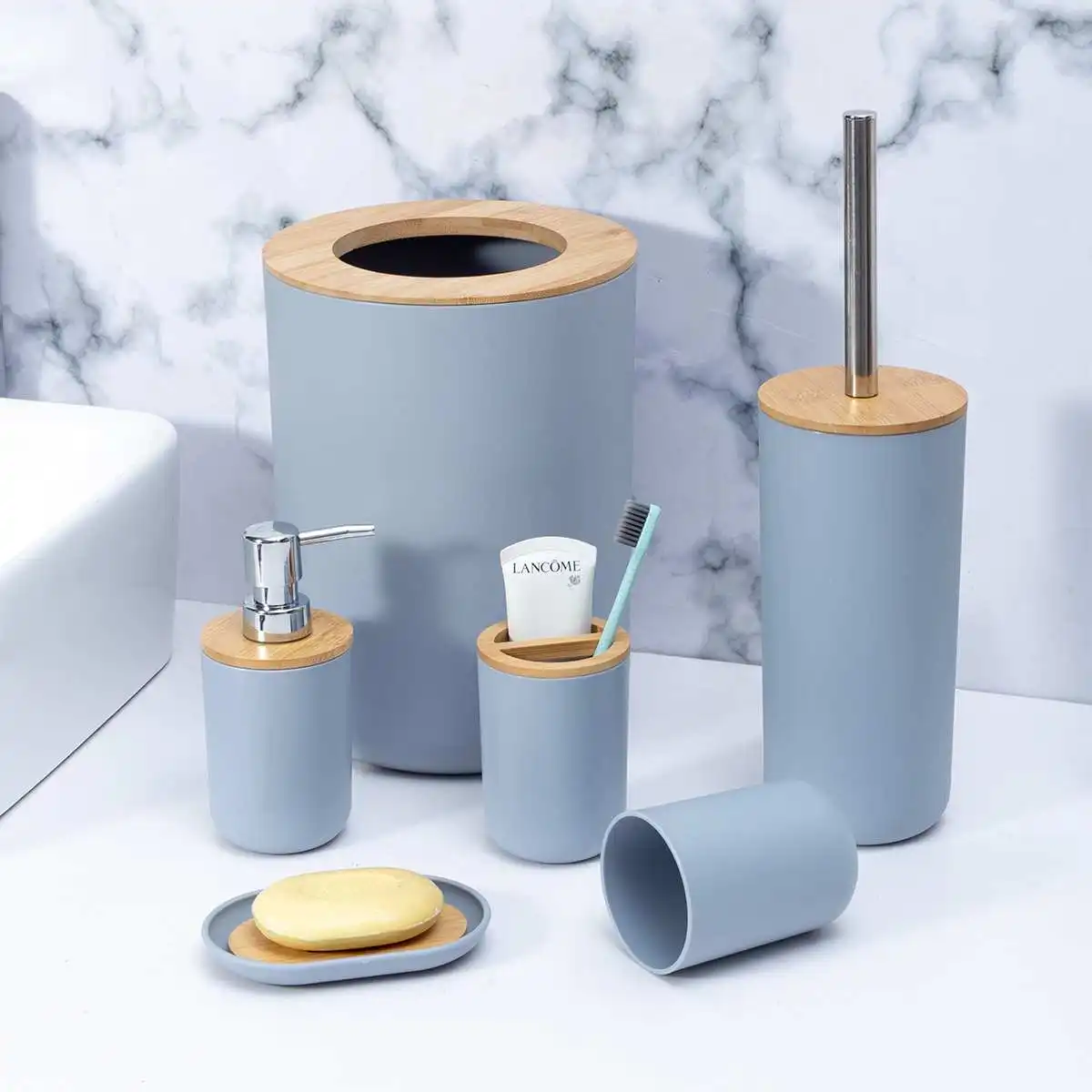 

6 шт., набор аксессуаров для ванной комнаты