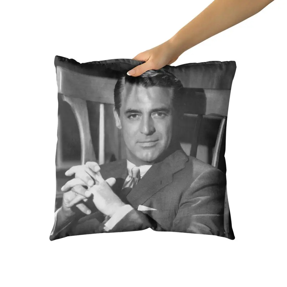 Cary Грант хлопчатобумажные холщовые наволочки на заказ для диванных подушек