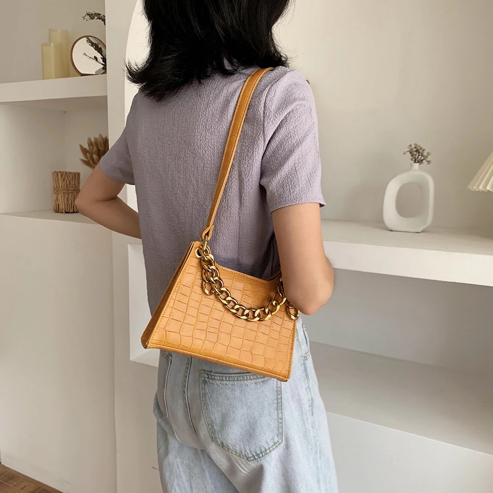 Leather Crossbody Messenger Handbags Women Pure Color Casual Hobo Shoulder Bags Youth Ladies Small Square Bag |