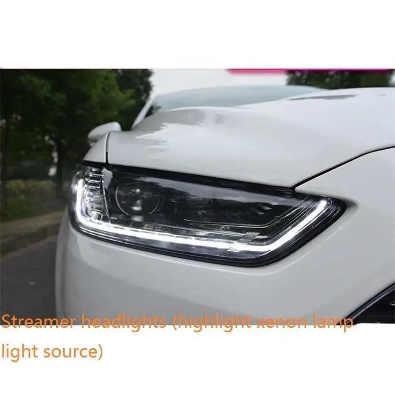 MODEL E Drl Luces Para Auto Assessoires светодиодные боковые поворотники Automovil фары Задние Автомобильные фары в сборе 13 14 15 16 для Ford Mondeo - Цвет: MODEL E