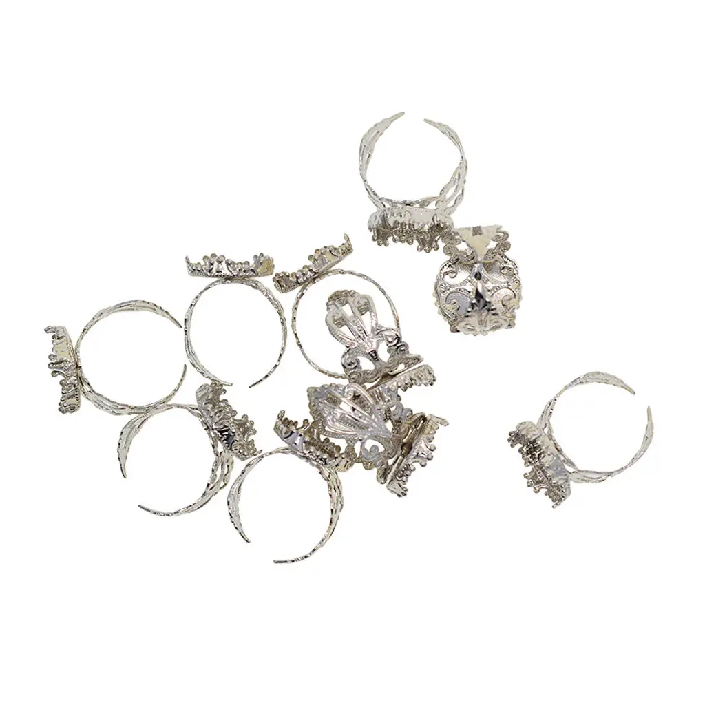 

10 шт., серебряные фотообои диаметром 15 мм с кабошоном