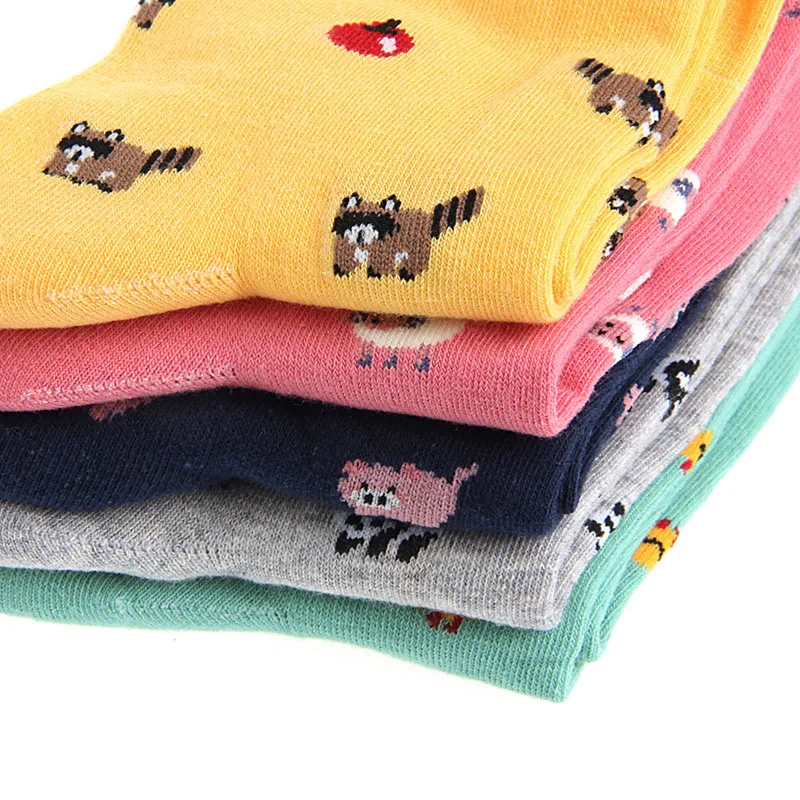 

Cartoon Cotton Socks Design Multi-Color Fashion Dress Casual Men's Women's Socks