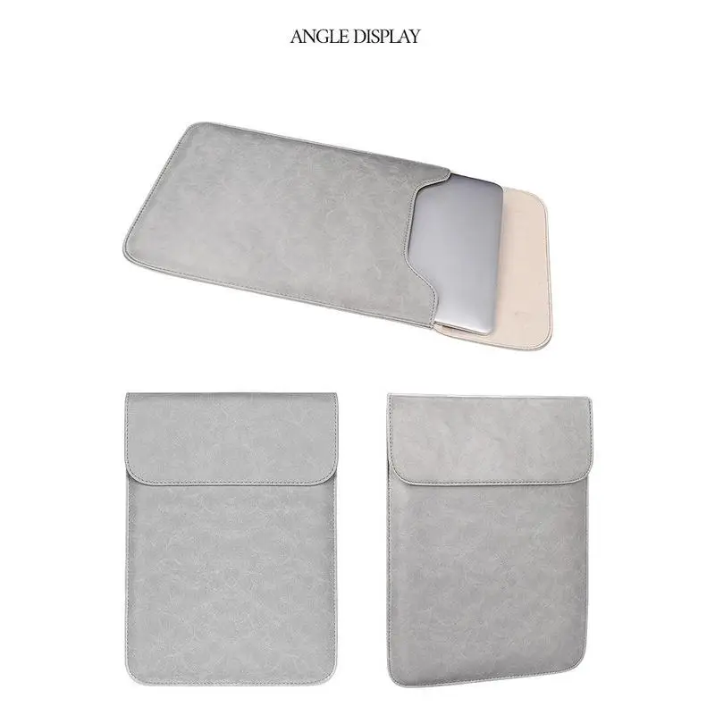 

Super Thin Soft PU Leather Laptop Sleeve Laptop Protection Bag Computer Case for Macbook Xiaomi Huawei