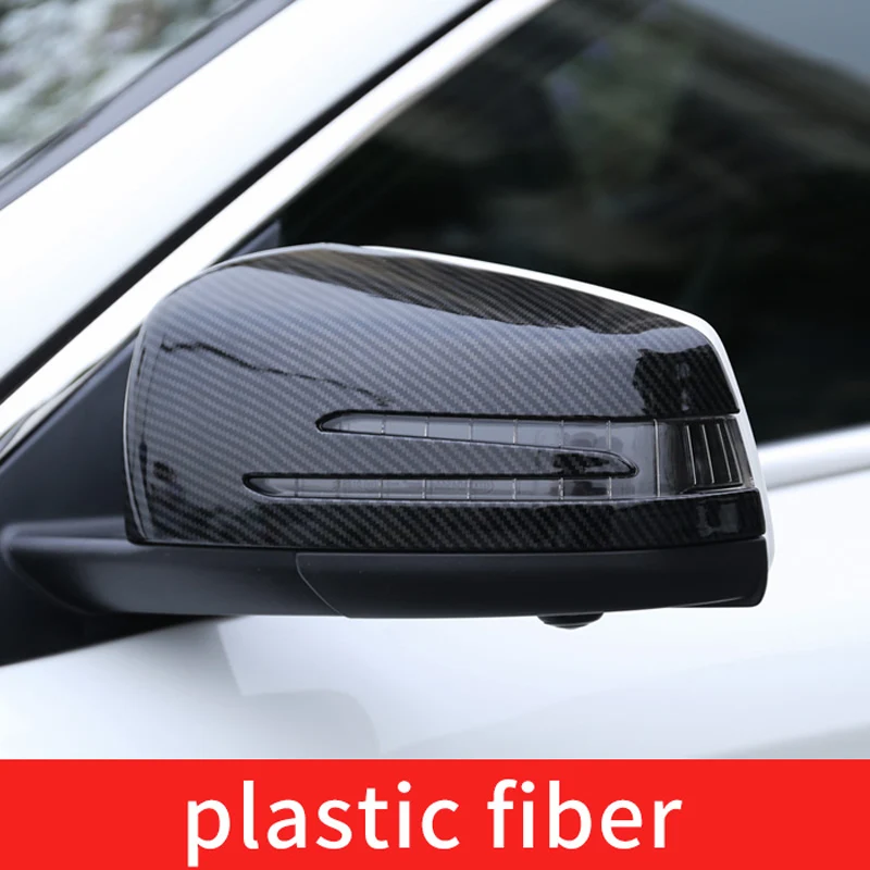 fiber 2pcs Для mercedes cla w117/mercedes cla amg/mercedes gla/x156 amg cla 200 mercedes gla 200 аксессуары mercedes benz cla 250 gla amg - Название цвета: fiber 2pcs