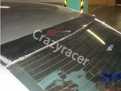 Спойлер на заднюю крышу A4 B6 ABT Style для Audi sedan 2001 2005 углеродное волокно|spoiler wing|lip