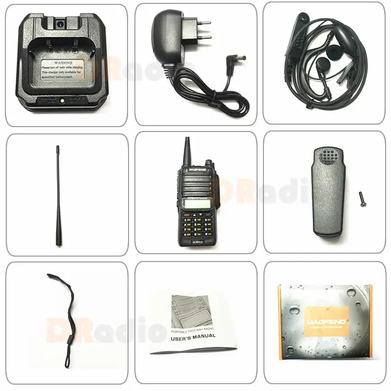 Baofeng UV-9R Plus IP68 Водонепроницаемая рация, дальность действия 25 км CB Ham радио Hf приемопередатчик UHF VHF радиостанция