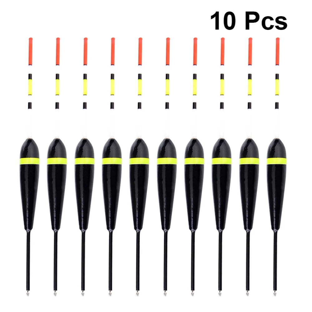 

10pcs Extra Large Drifting Fishing Bobbers Fishing Floats Wooden Fish Drifts Buoyancy Bobber Fishing Supplies for Fishing Sea Fi