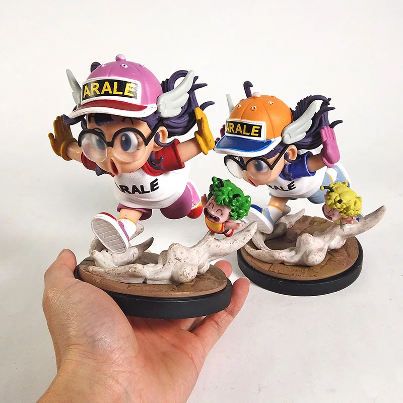 

Anime Cartoon Dr. Slump Norimaki Arale with Gacchan PVC Figure Brinquedo Model Toy Birthday Gift