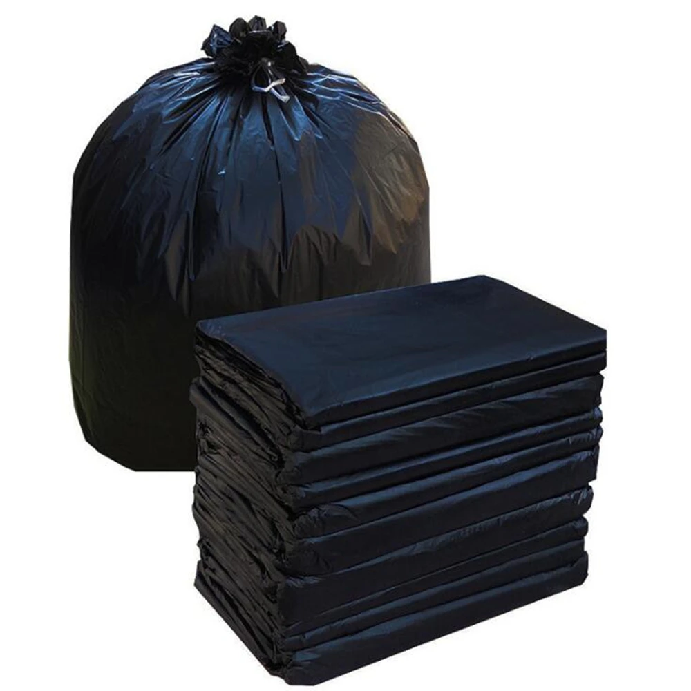 

250 Pcs/Box Garbage Bag 102*84cm (40x33") 16mic Waterproof No Odor Black[US-Stock]