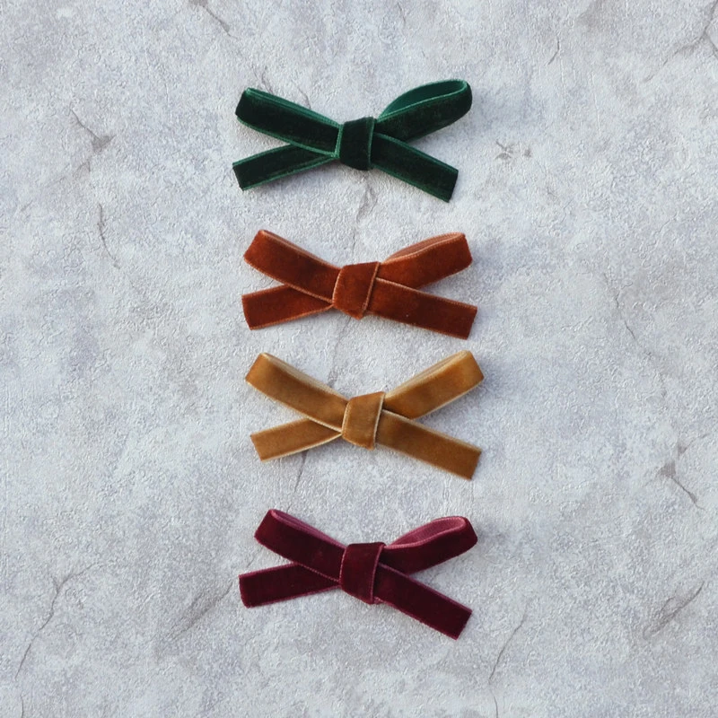 2019 г. Осень-зима шерсть бархатные заколки для волос