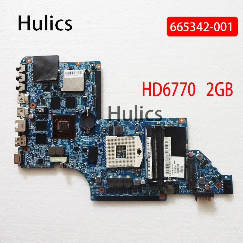 Материнская плата для ноутбука HP Pavilion DV6T б/у материнская HD6770 2 ГБ DDR3 665342-216 Hulics -