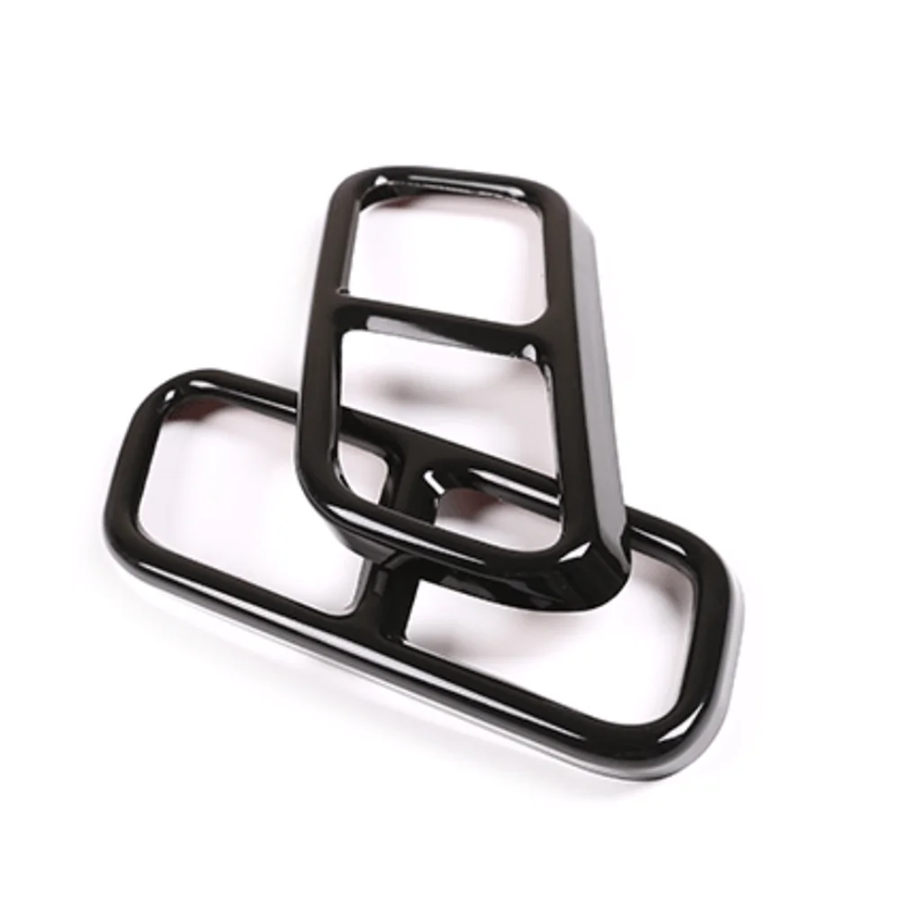 Пара черных/серебряных задних двойных выхлопных труб Yubao чехлы для Mercedes Benz S class W221