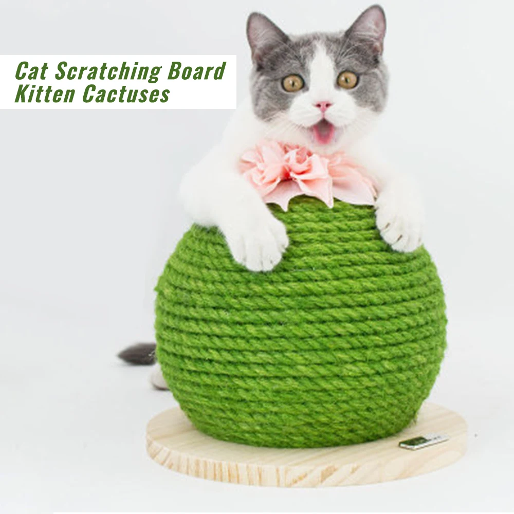 Rotating Globe Cat Scratch Post Scratching Board For Climbing Wood Toy Tree Toys Pet Furniture Protactions | Дом и сад