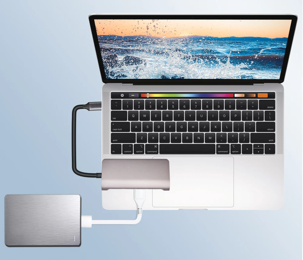 Deelife USB C концентратор type C к Мульти USB 3,0 концентратор HDMI адаптер док-станция для MacBook Pro USB-C 3,1 разветвитель порт type C концентратор