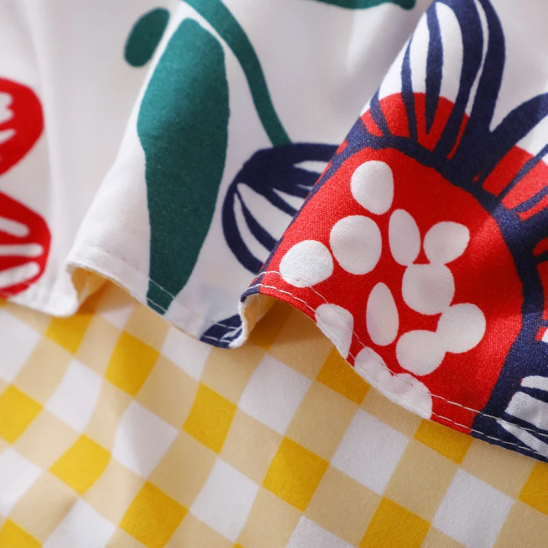 Пододеяльник в пасторальном стиле для детей удобный мягкий слитный чехол