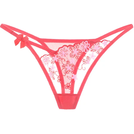 watermelon 2208 Женские кружевные стринги и стринги, трусики, сексуальное Ультра низкое нижнее белье, танга, женское бикини, эротическое нижнее белье, XXS-XL, 2208N - Цвет: watermelon 2208