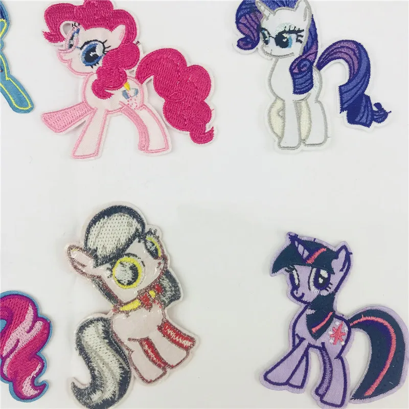 My Little Pony Horse Patch for Clothing Iron on Embroidered Sewing Applique Cute Sew on Fabric Badge DIY Apparel Accessories image 2