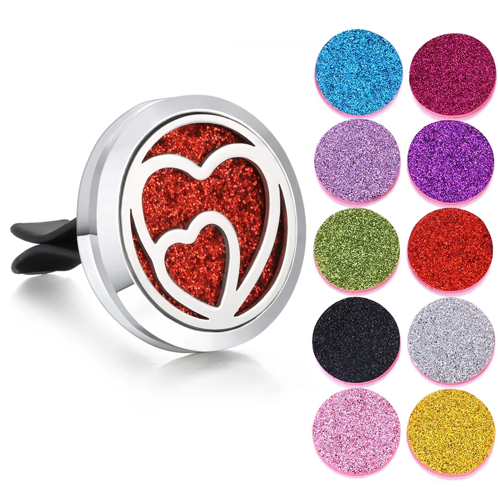 Новый Любовь Сердце автомобильный парфюмерный диффузор клип освежитель воздуха