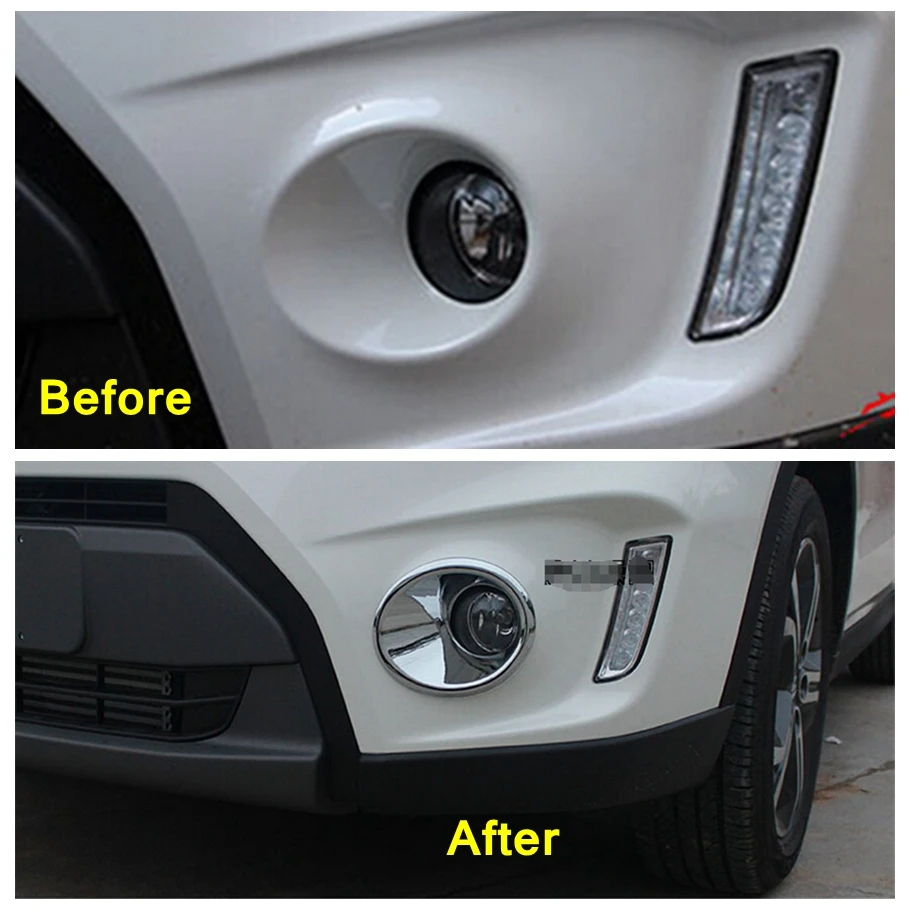 Хромированные внешние аксессуары передняя головка противотуманные