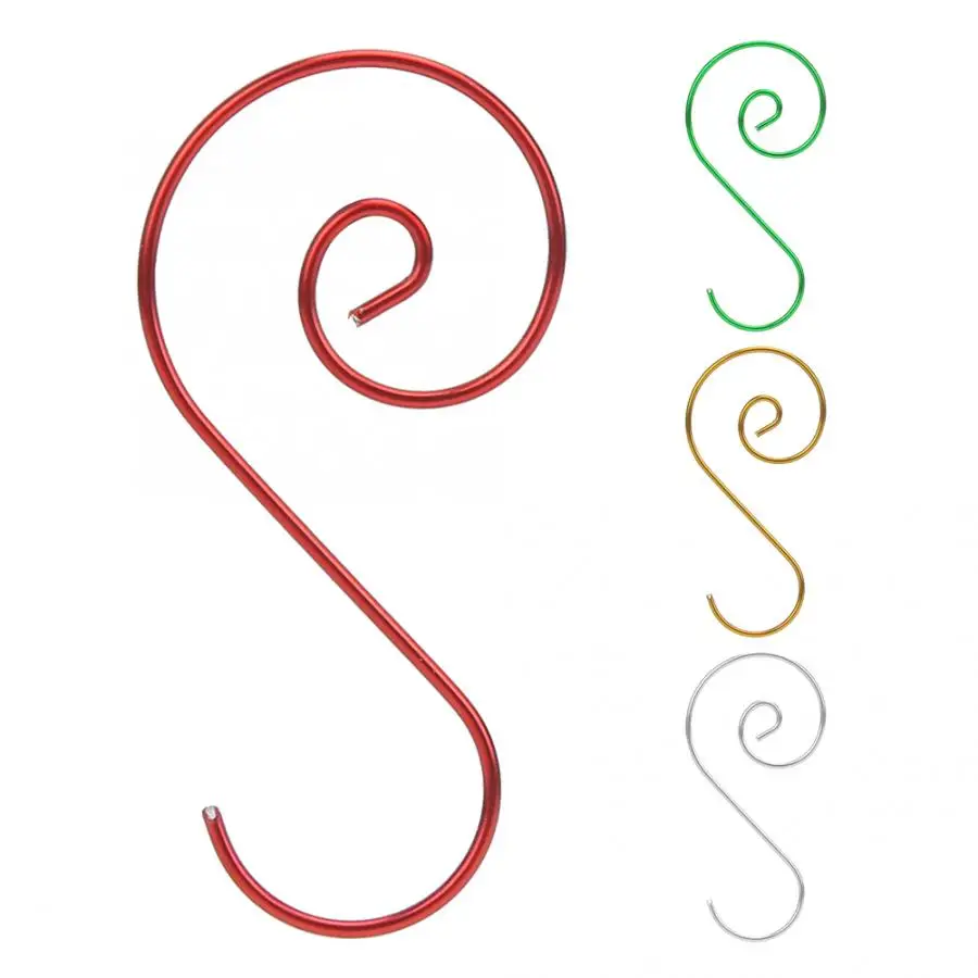 60 шт. металлические крючки s образной формы для украшения рождественской елки