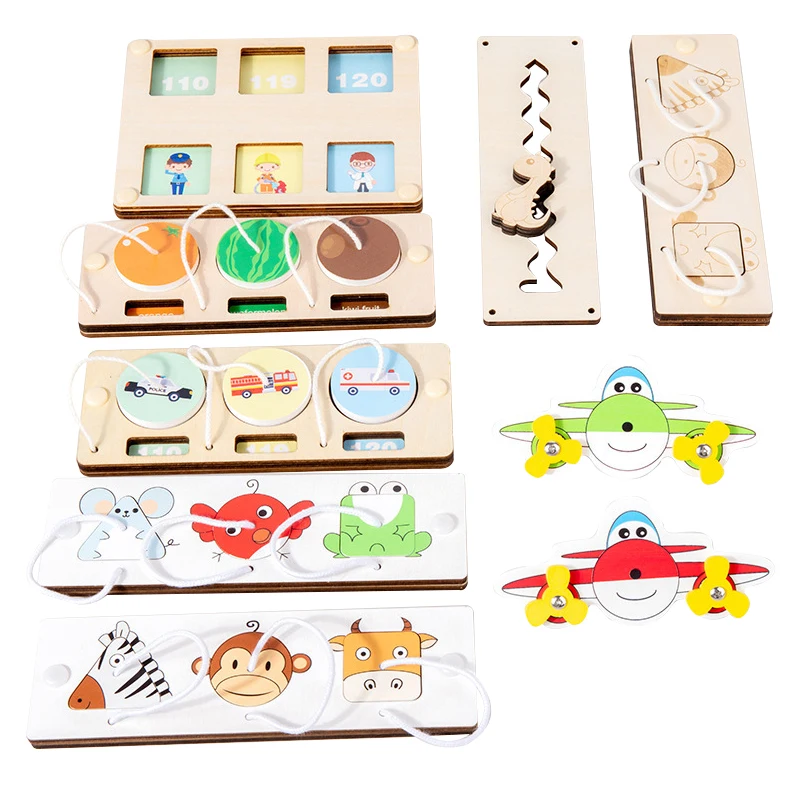 

Children Busy Board DIY Toys Baby Montessori Sensory Activity Board Accessories Fine Motor Skill Latch Lock Cognition Toy Games