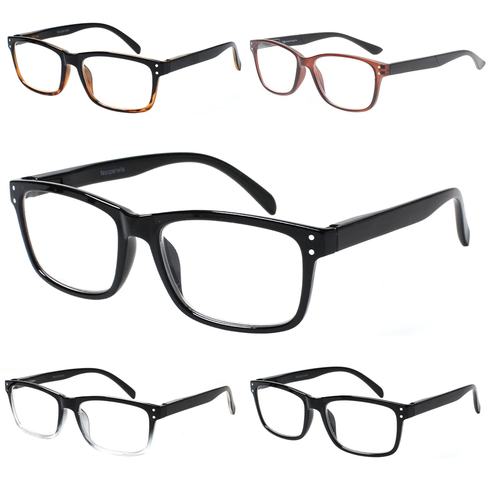 

Turezing Reading Glasses Spring Hinge Comfortable Reader Plastic Frame Including Sunglasses Reader