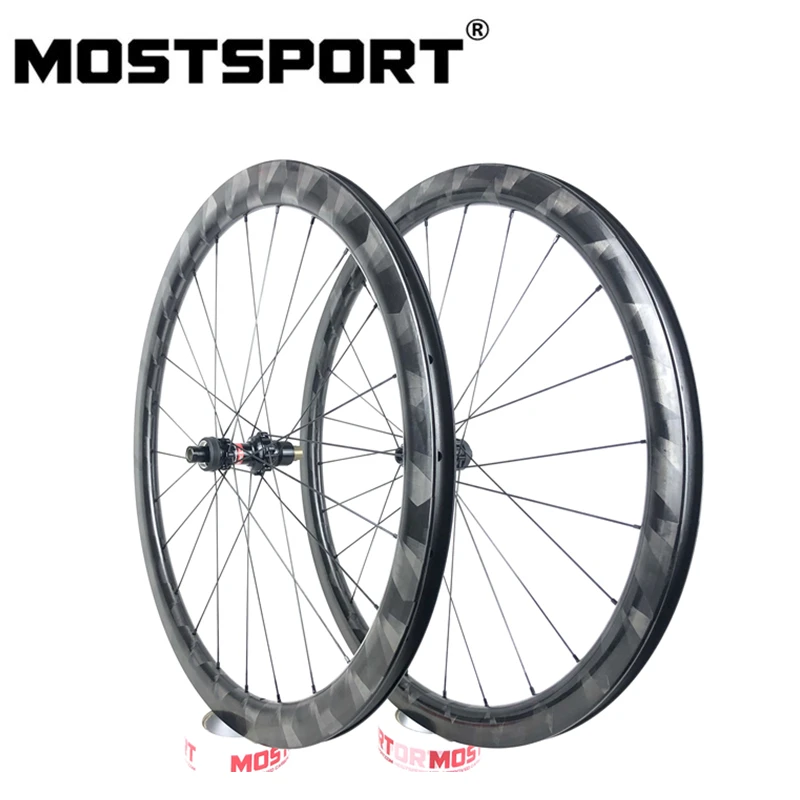 Дорожный дисковый тормоз Углеродные колеса Центральный замок 40 мм/45 мм клинчер