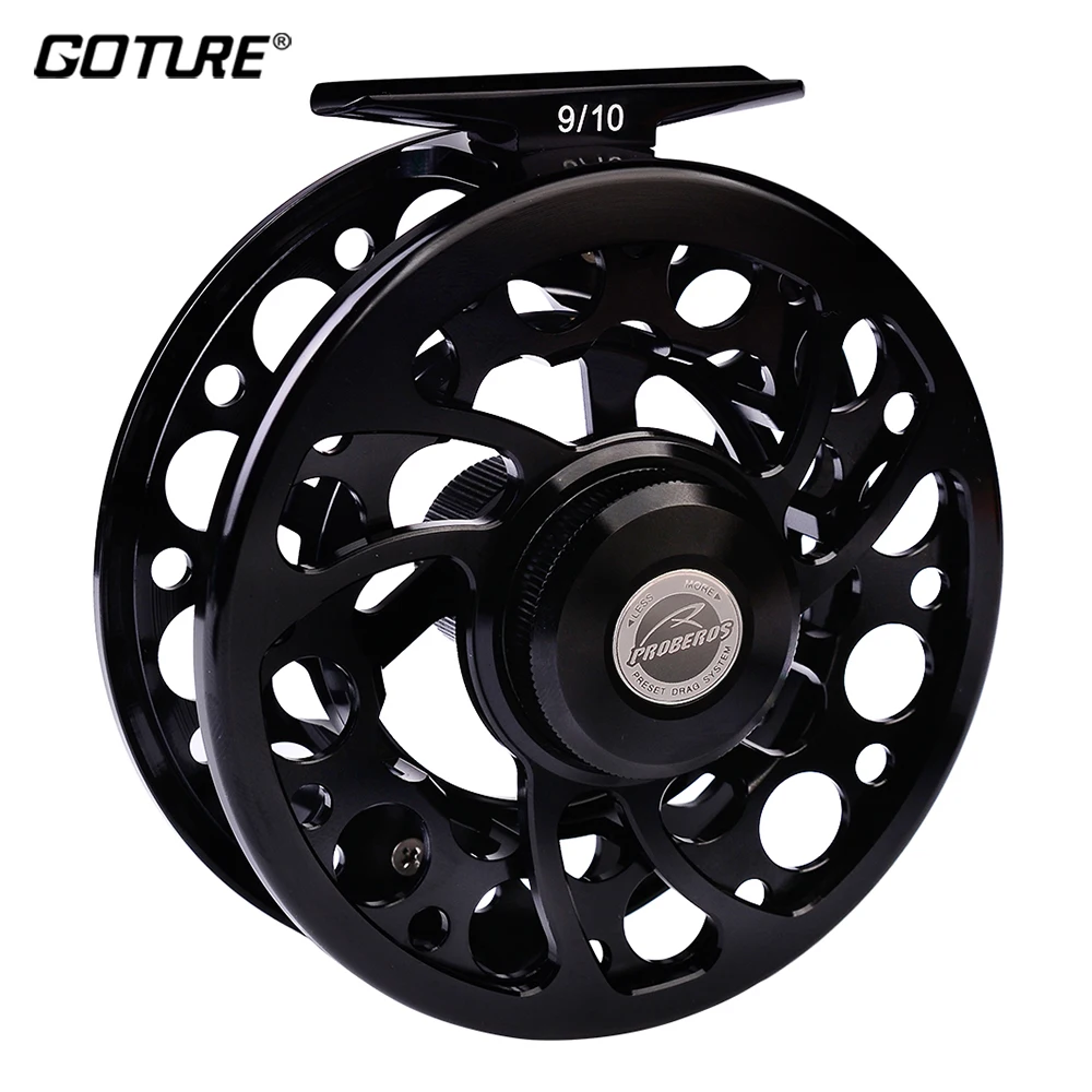 Cnc-machined Die Casting Large Arbor Fly Reel 2+1bb 1:1 For Trout Fishing Accessories