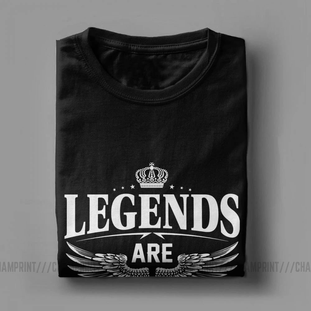 Футболки Legends Are Born In день рождения в июля Мужская футболка с юбилейной короной