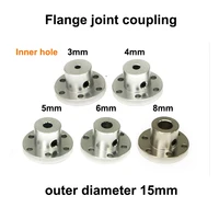 1pclot flange joint coupling 3mm 4mm 5mm 6mm 8mm for 60 75 mm mecanum omni omnidirectional wheel
