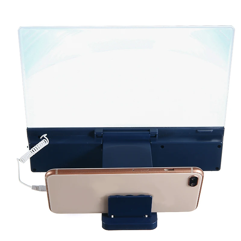 new 12 inch 3d phone screen magnifier bluetooth stereo speaker hd video amplifier universal compitable for mobile cell phone free global shipping
