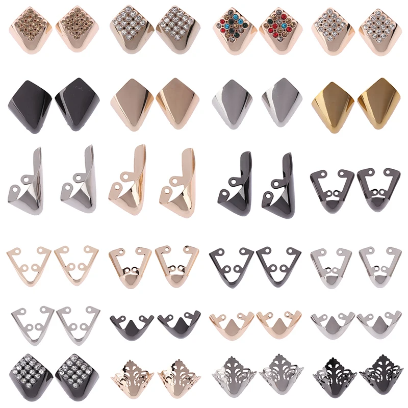 1 пара обуви на высоком каблуке Модные металлические зажимы для аксессуары