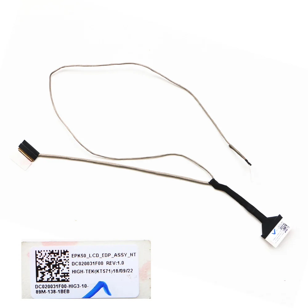 Кабель LVDS EPK50 DC020031F00 для HP 15-DA 15-DA0012DX 15-DB 15-DB0007TX TPN-C135 TPN-C136 Series LCD | Компьютеры и офис