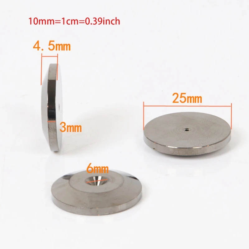 

10PCS Metal Shockproof Foot Spikes Pads Stands Mats for Speakers C D Players Turntable Amplifier DAC Recorder Feet Pad