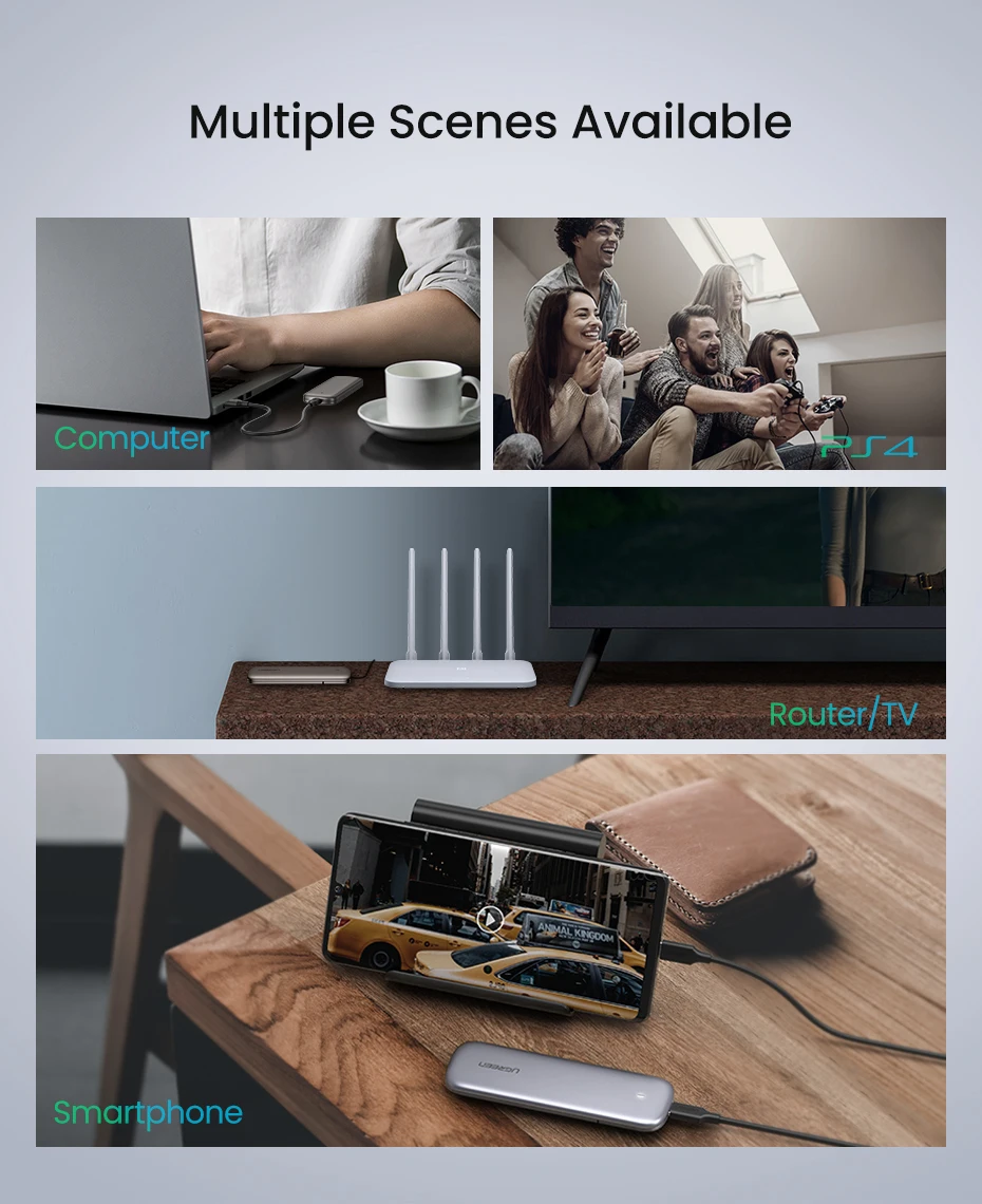 Ugreen M2 SSD чехол NVME корпус M.2 для usb type C 3,1 SSD адаптер для NVME PCIE NGFF SATA M/B Ключ SSD диск коробка M.2 SSD чехол