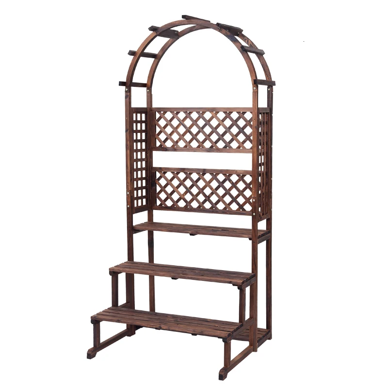 Balkon Etagere Pour Plante Indoor Wood For Terraza Repisa Para Plantas полка для растений напольная подставка