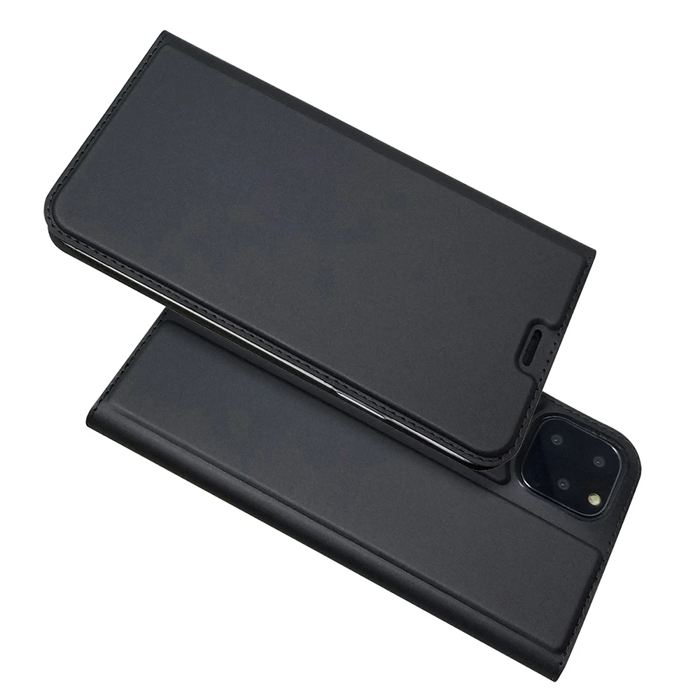 Магнитный флип чехол для iPhone 6 6s 7 8 Plus X XR XS Max 11 12 Pro кожаный с кармашком карт