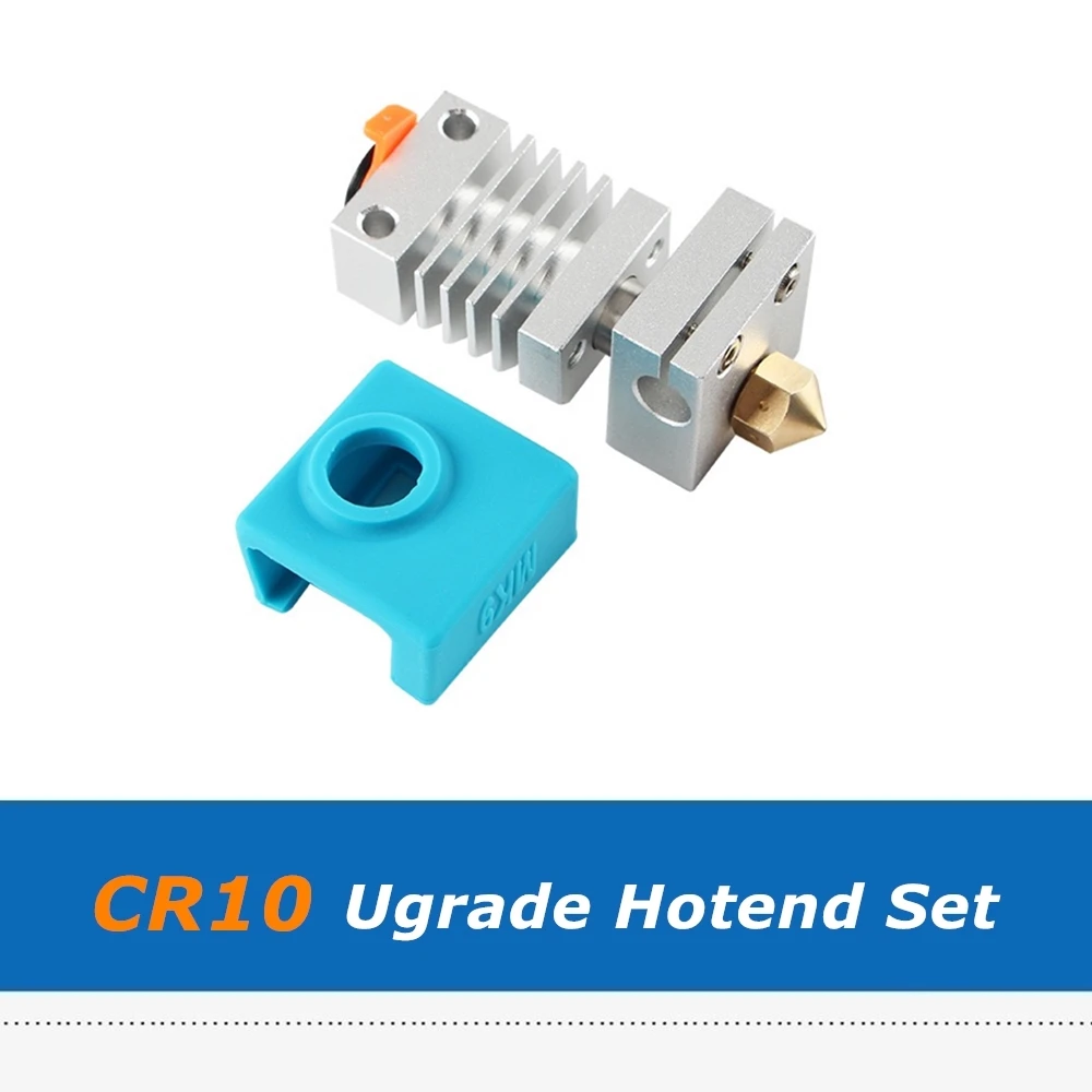 CR10 все металлические Hotend экструдер комплект 0 4 мм MK8 сопла печатающей головки для