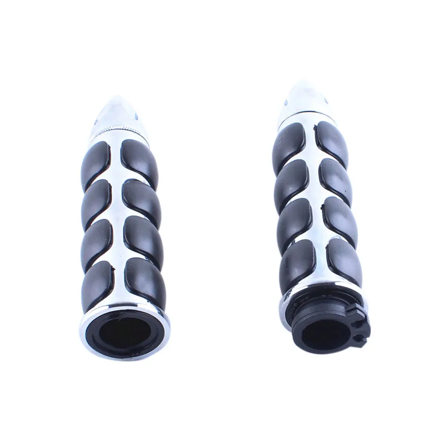 1&quot Motorcycle Handlebar Hand Grips Universal for Kawasaki Vulcan 800 2000 fit Honda VTX 1800 Suzuki Intruder | Автомобили и