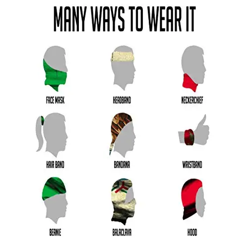 

Easy Clean Outdoor Cloth Bandana Windproof Adult Headscarf Face Cover Men Camouflage Sun Protective Sports Magic Scarf