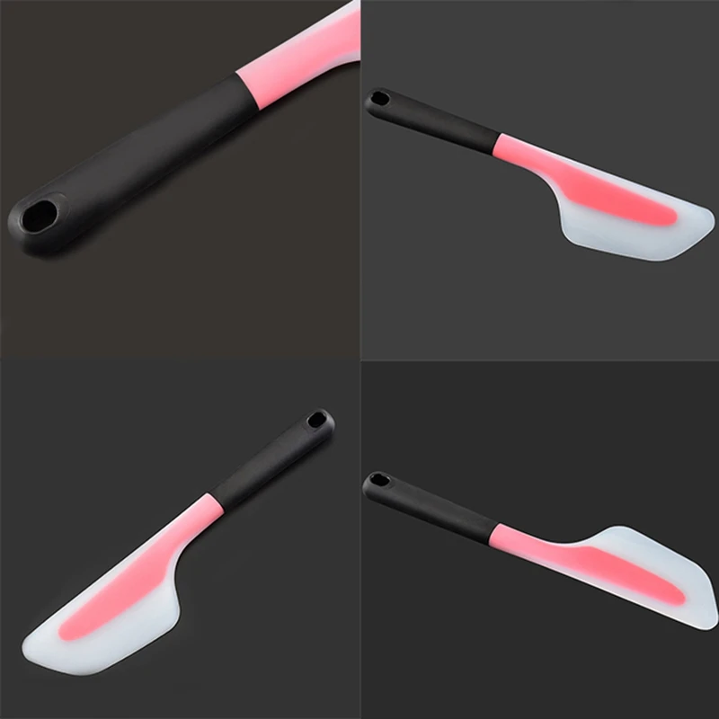 

Hot Sale Long Handle Spatula Heat Resistant Flexible Non-Stick Slim Spatula Cake Cream Mixer Scraper Jars Blender Baking Tools