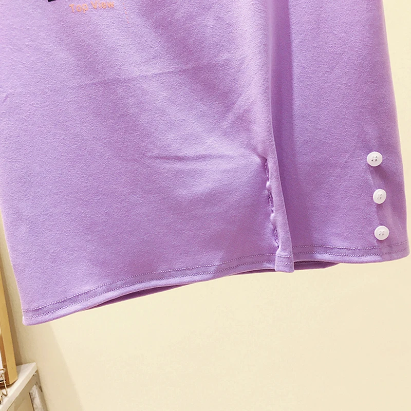 

Shintimes Button Short T Shirt Women Letter Crop Tops Cotton T-Shirt Woman Clothes Summer Short Sleeve Fashion Tee Shirt Femme