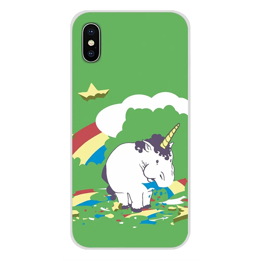 Unicorn Saw Clouds Rainbow Accessories Phone Cases Covers For Motorola Moto X4 E4 E5 G5 G5S G6 Z Z2 Z3 G G2 G3 C Play Plus | Мобильные
